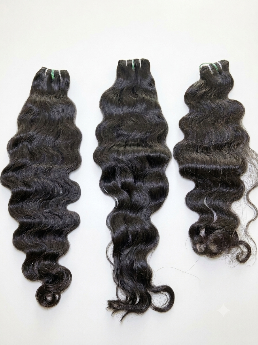 Raw Indian Natural Wave